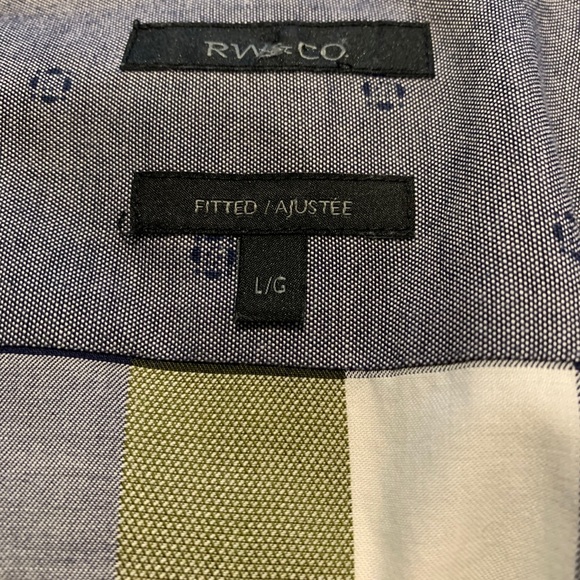 RW&Co. men’s checkered shirt size L - Picture 7 of 7